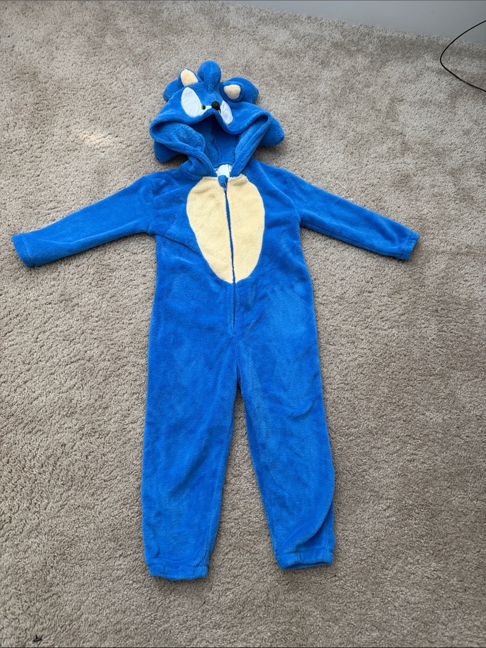 H&M Sonic Plush Animal Hooded Kids Costume